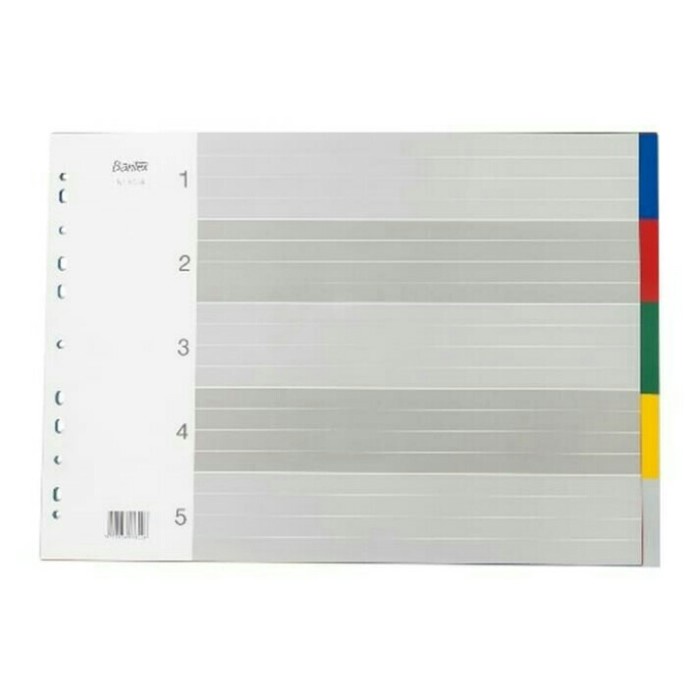 

Kusus Hari Ini Divider A3 Landscape Colour Plastik 5 Pages Merk Bantex 6018 Hemat