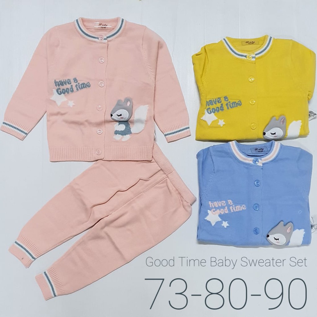 Good Time Baby Sweater Set/ Setelan Sweater