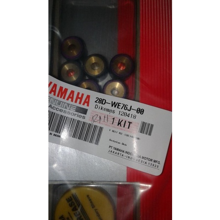 v-belt kit mio sporty, mio smile, mio soul karbu, nouvo, fino karbu original Yamaha