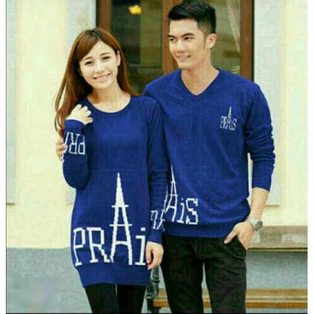 Dress Couple / Dress Pasangan / Baju Couple / Baju Pasangan Paris Eiffel