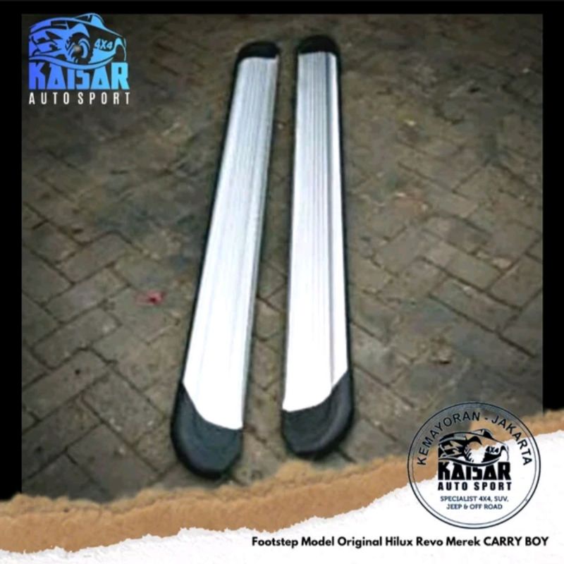 Footstep Pijakan Kaki Samping Mobil Hilux Double Dan Ekstra Cabin Model Original Produk Import Merek