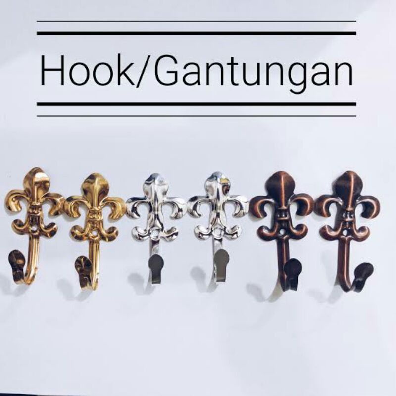 Hook gorden trisula / pengait gorden