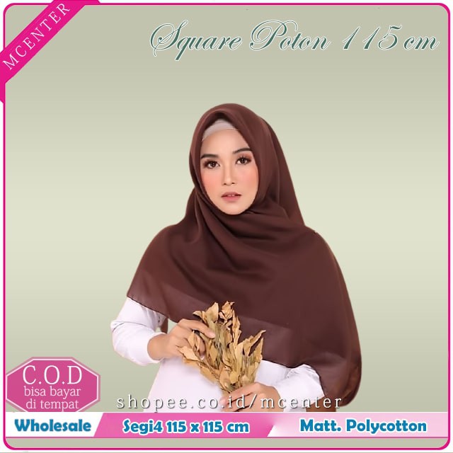 Bella Square New &quot;warna part 1&quot; || hijab segiempat Fine Chifon