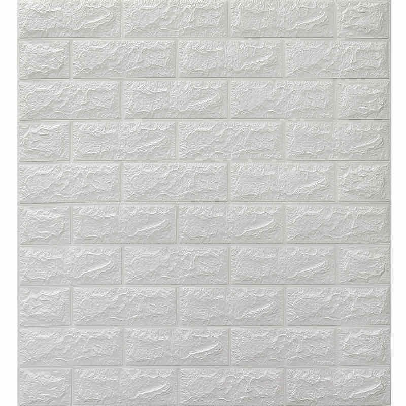 MIISOO 3D Wallpaper Dinding Foam Batu Bata Ukuran 77cmX70cmX5mm Waterproof Brick Sticker kamar anak-Bata 5mm