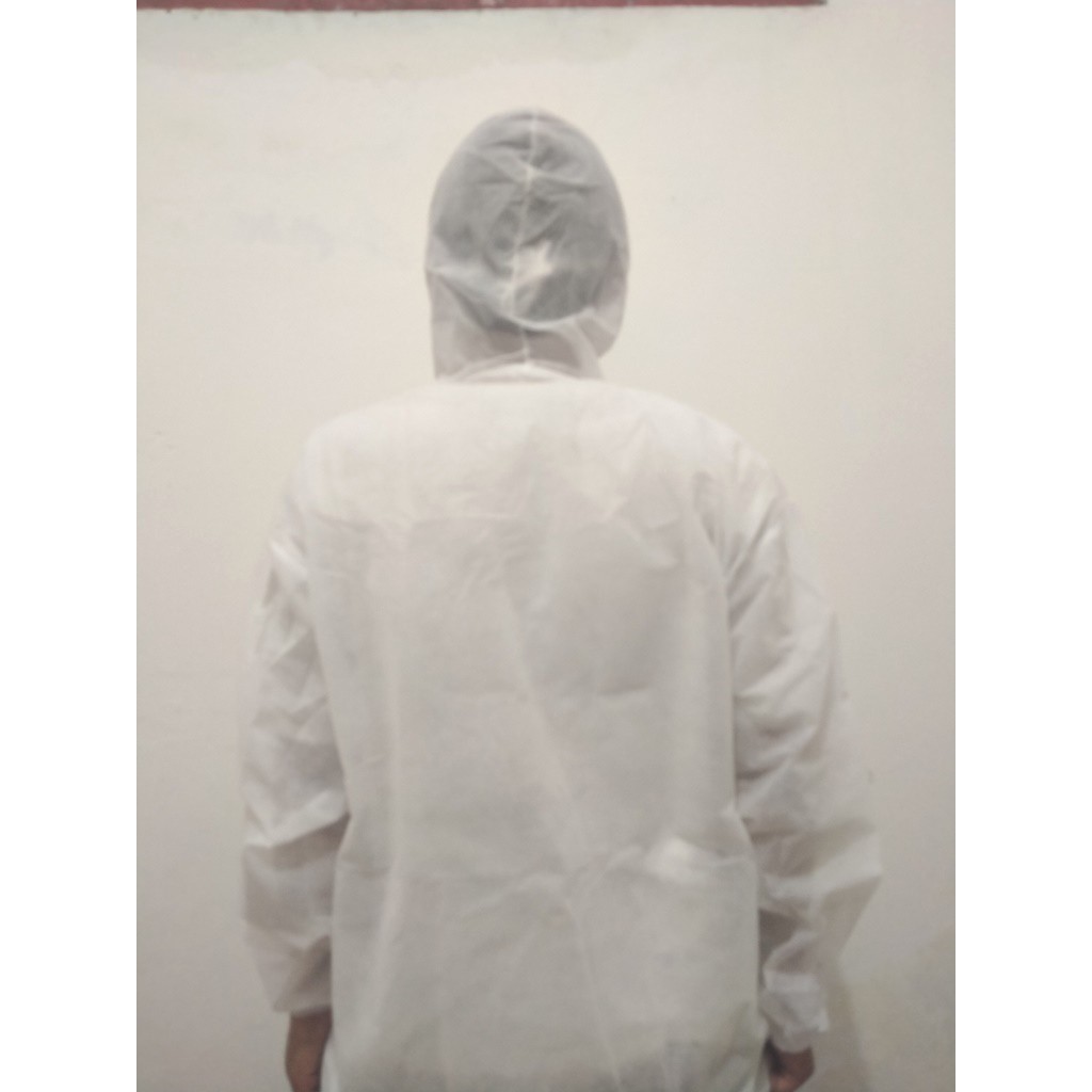 Alat Pelindung Diri APD Baju Hazmat Jumsuit Coverall Spunbound