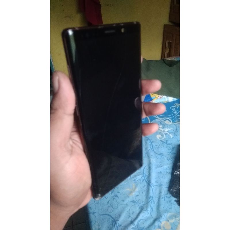 lcd+batrai samsung note 9 bekas