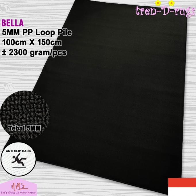 Karpet polos permadani lantai ruang tamu kamar anti slip minimalis