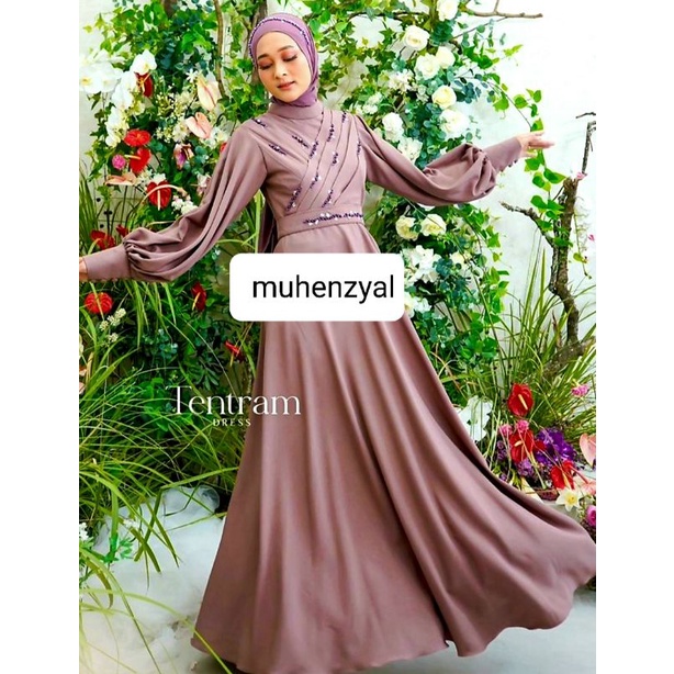 tentram dress-baju simpel-long dress-terbaru,baju muslimah
