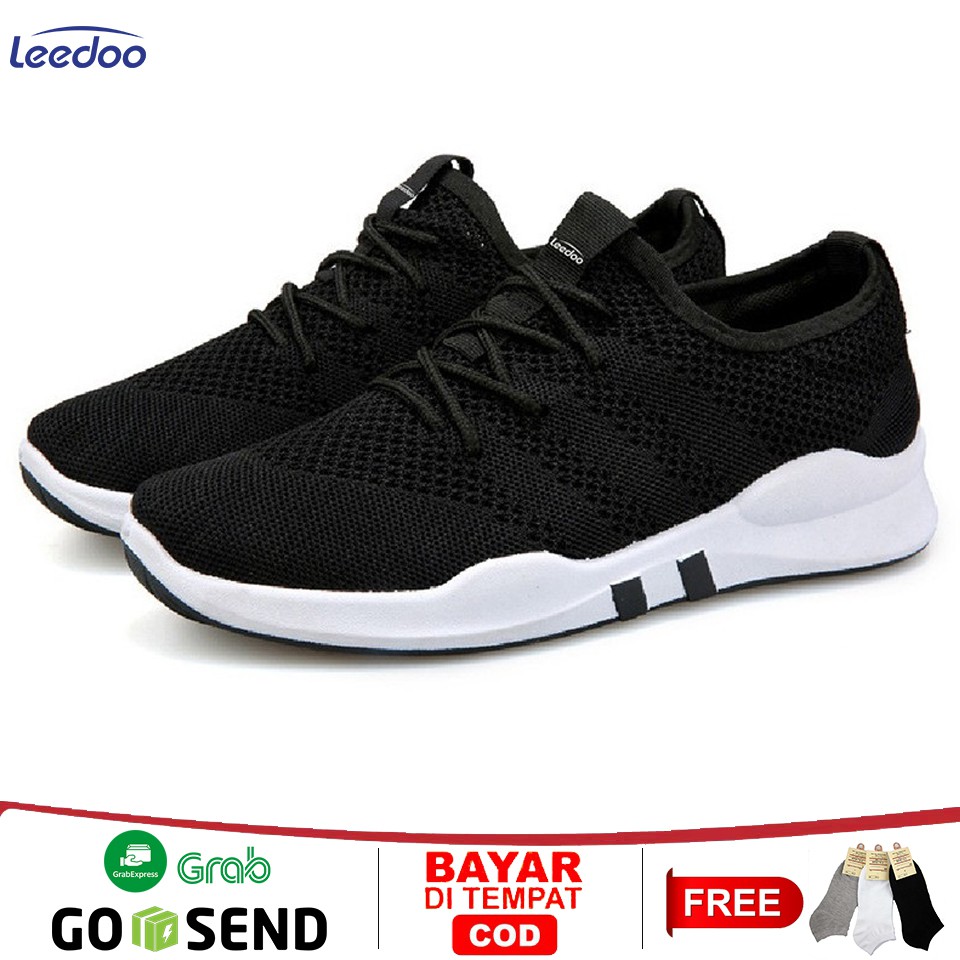 Leedoo Sepatu  Pria  Import Sneaker Pria  Sepatu  Running 