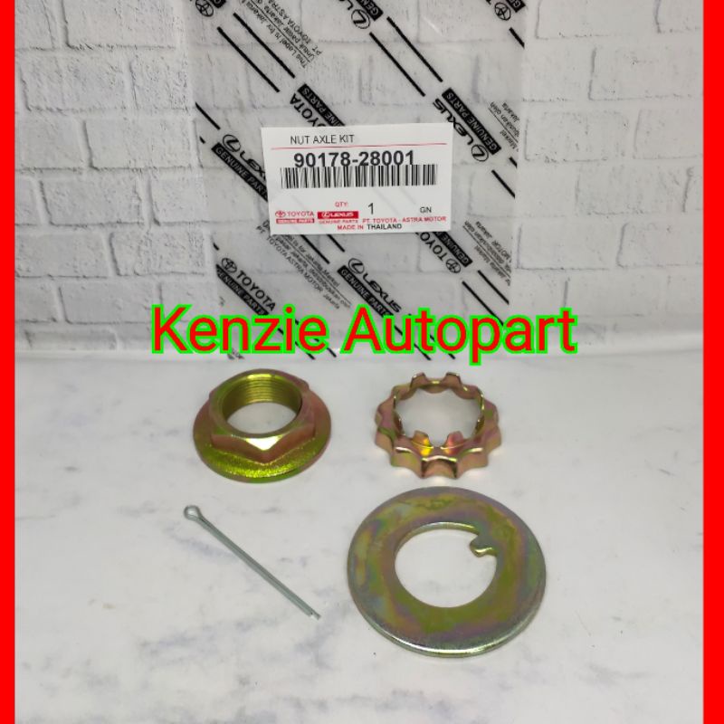 NUT AXLE KIT MUR AS RODA DEPAN SET TOYOTA HT125