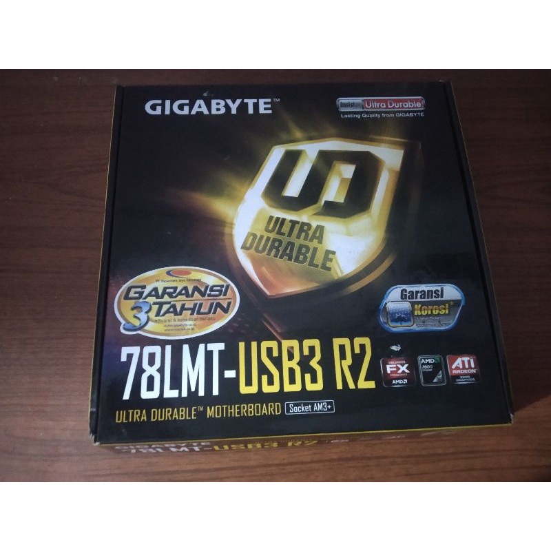 Paket Motherboard Gigabyte AM3+ Processor AMD Fx 8320E