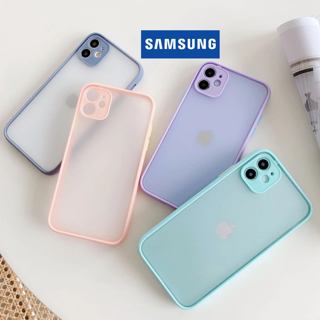 Case Samsung A50 A30S A50S A32 A02 A03S A02S A11 A10S A12 A52 A72 J2 J7 Prime Softcase My Choice Macaron Fuze Lens