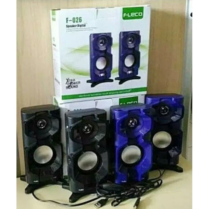 SPEAKER aktif bluetooth multimedia salon aktif FLECO/F026 Woofer