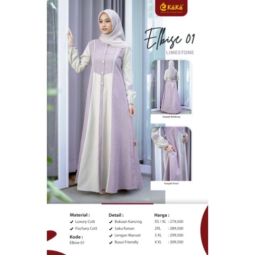 Gamis Dewasa Keke Terbaru 2022/Gamis Keke Elbise 01