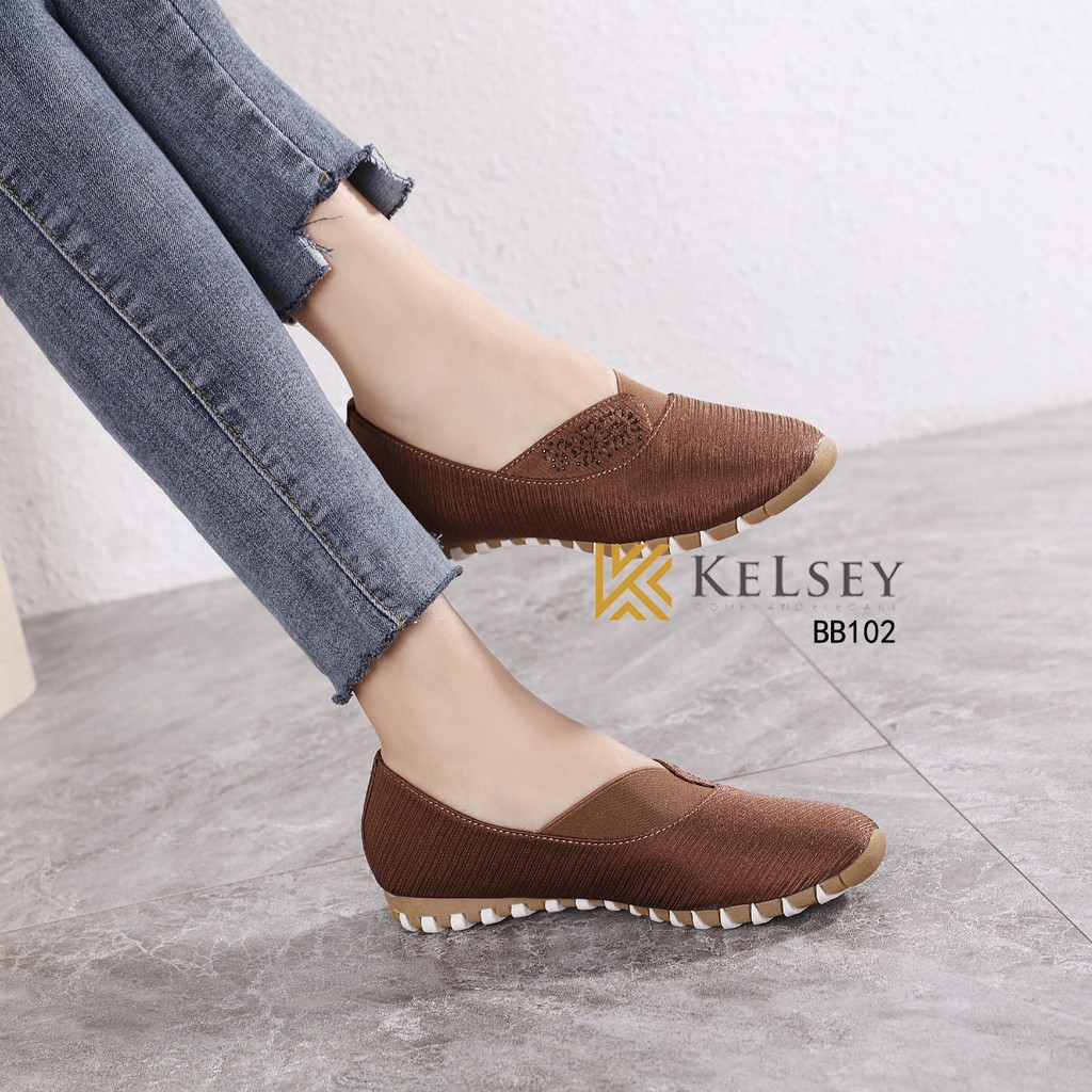 Kelsey Sepatu Slip On Wanita BB102