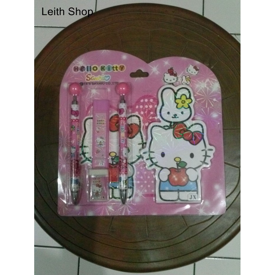 

Set Alat Tulis Hello Kitty B Pensil PIlot Notes My Melody