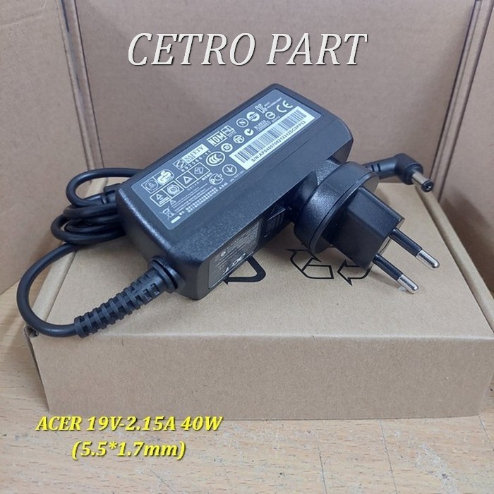 Adaptor Charger Acer Aspire ZA3 ZH6 Ferrari One 200 40W -NEW
