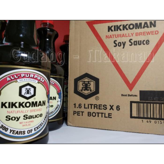 

KIKKOMAN SOY SAUCE 1.6 LITER - PACK STANDARD