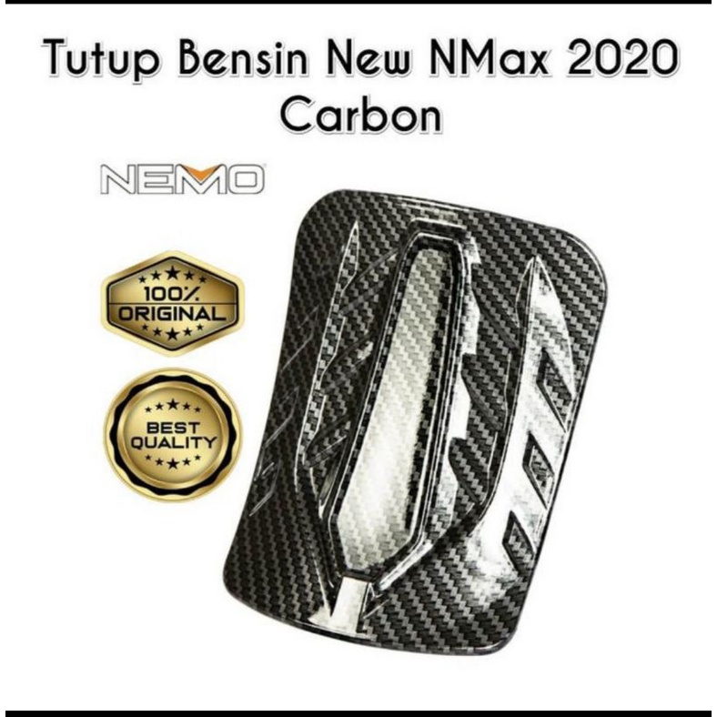 TUTUP COVER BENSIN NMAX 2020 NEW CARBON NEMO