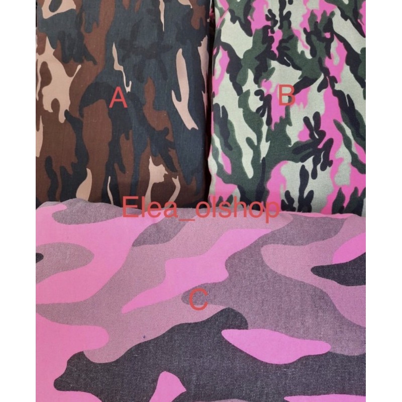 KAIN KANVAS IMPORT MOTIF ARMI