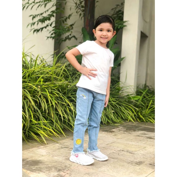 Afsheenastore Celana Panjang Anak Girly Jeans Annabelle 2-10T