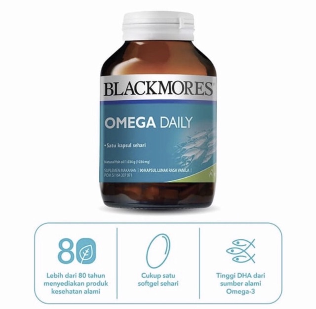 Blackmores omega daily isi 30 tablet