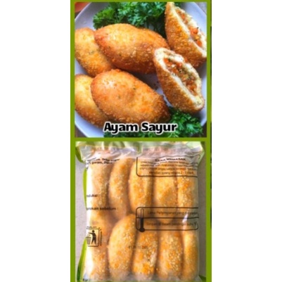 Roti Goreng isi Ayam Sayur