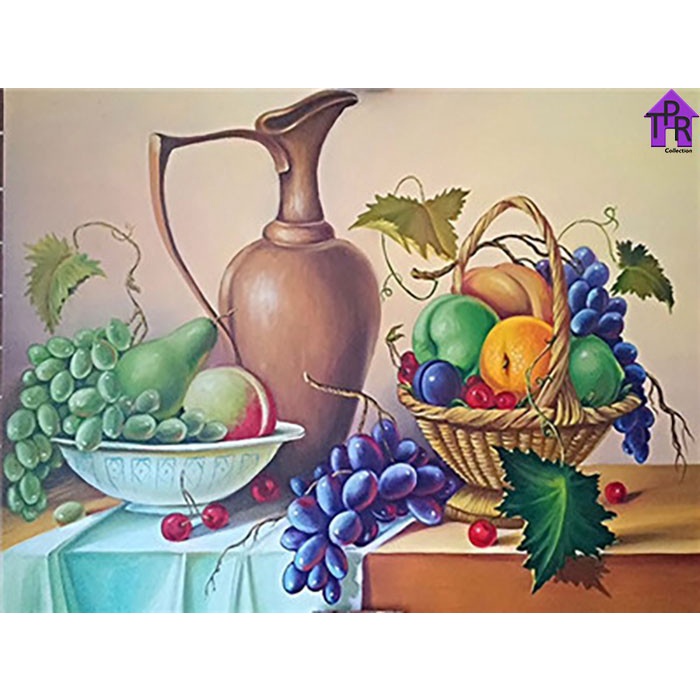 DIY - Set Melukis / paint by number kit - FRUIT 40x50cm. part-2