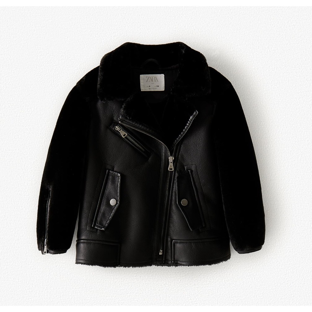 zara kids biker jacket