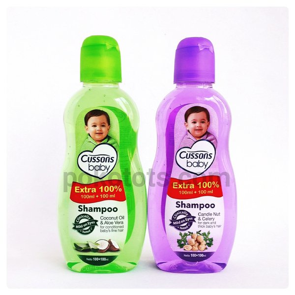 Cussons Baby Shampoo Candle Nut &amp; Celery - Sampo Bayi 200ml