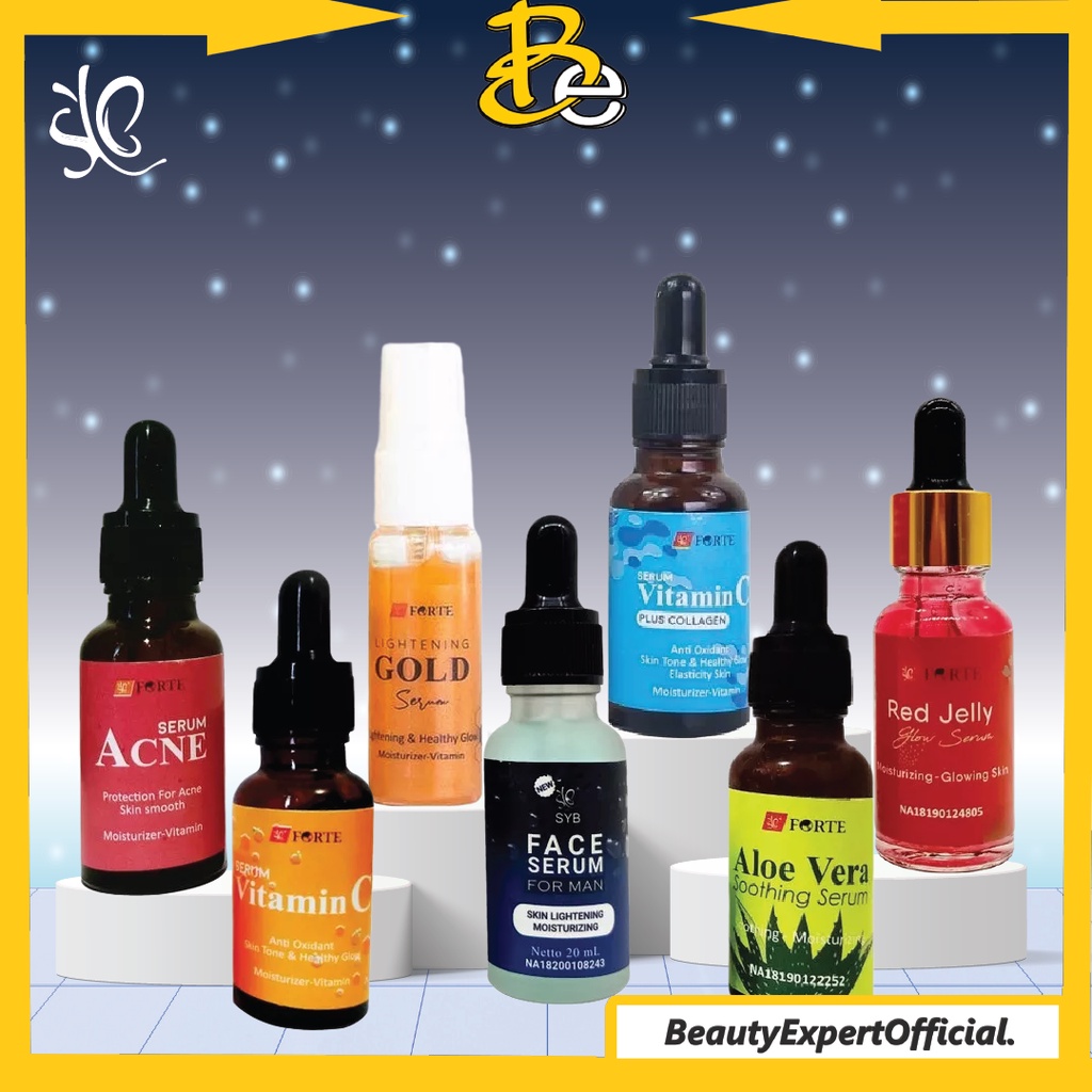 ⭐️ Beauty Expert ⭐️ SYB Forte Serum Series 20g - Red Jelly Lightening Gold Acne Vitamin C Plus Collagen Aloe Vera