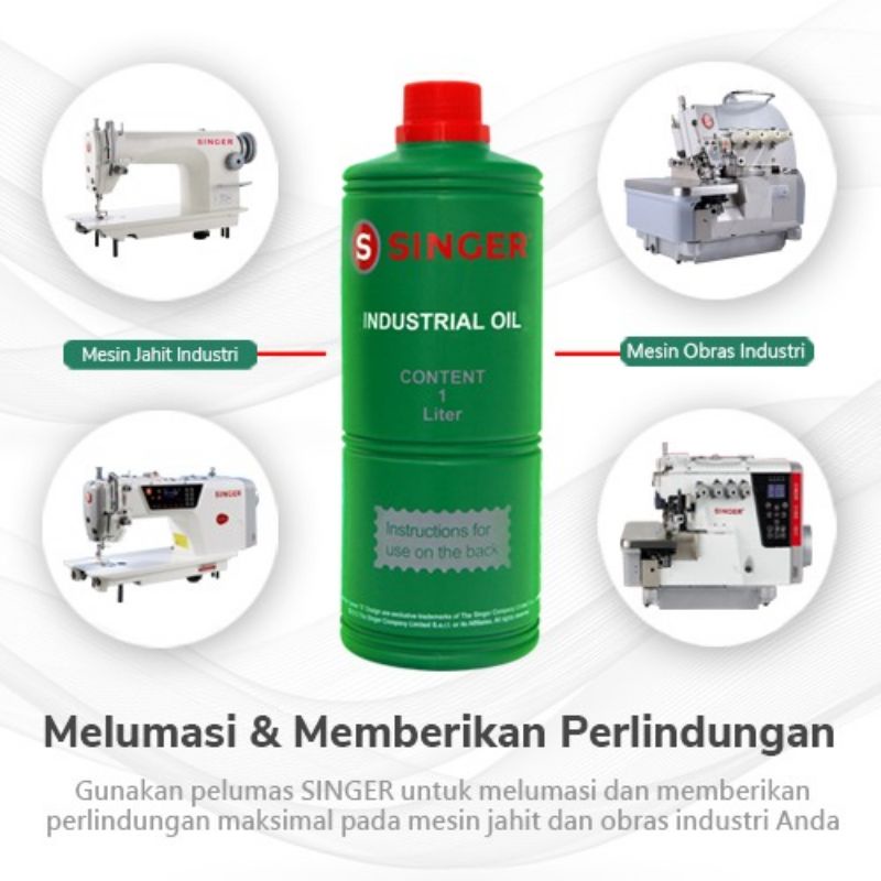 Minyak Pelumas / Oli SINGER 1 Liter-2