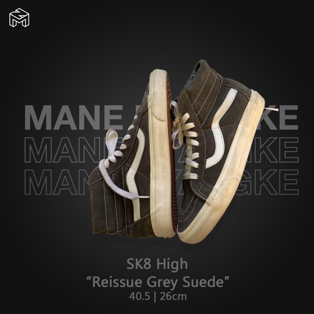 Vans Sk8 Hi Reissue Grey Suede