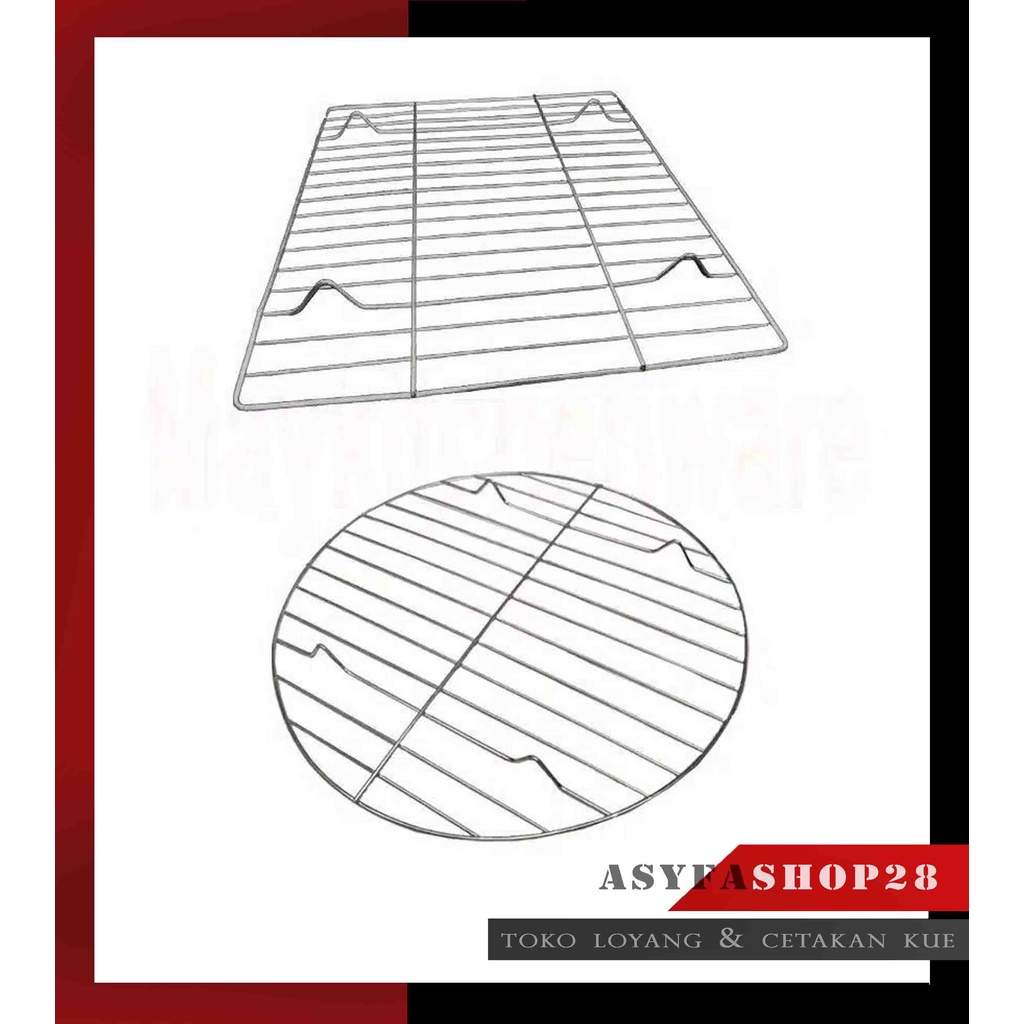 Cooling Rack Kua | Cooling Rack Kalvanis Kotak/Bulat