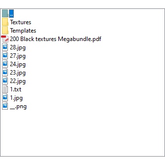 MEGA BUNDLE BLACK TEXTURES X200 - JPEG Ultra HD