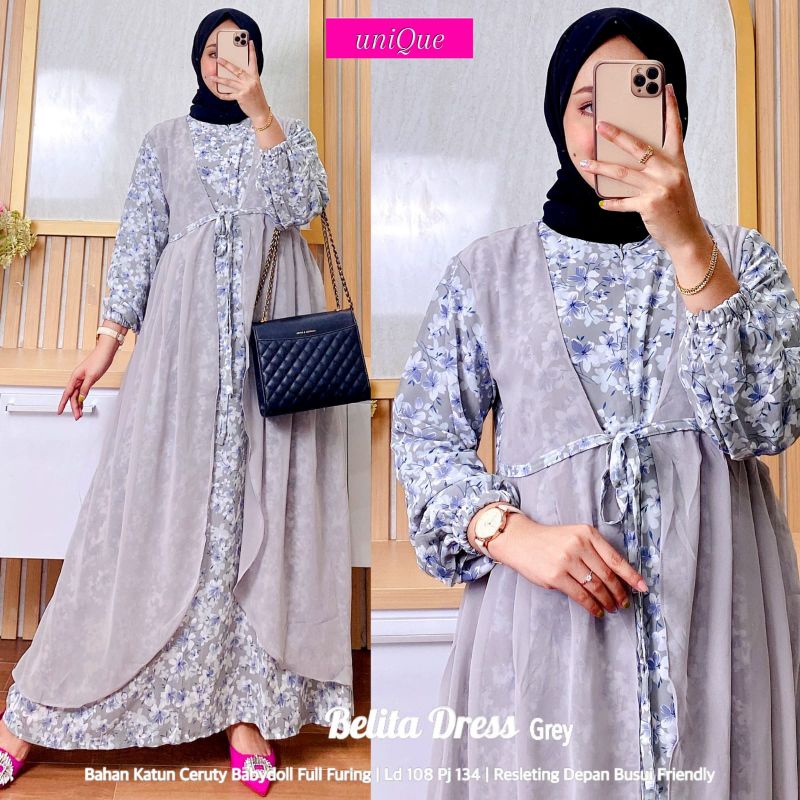 SALE BELITA DRESS / GAMIS CERUTY / GAMIS CERUTY ROMPI