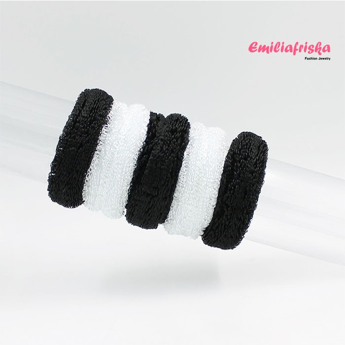 EMILIAFRISKA IKAT RAMBUT KOREA KUNCIR RAMBUT DONAT AKSESORIS CEPOLAN-1