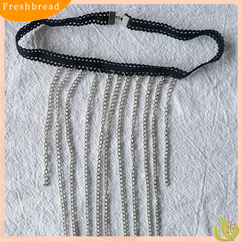 |Frebre Frebre| Rantai Paha Multilayer Aksen Rumbai Geometri Gaya Vintage Untuk Wanita