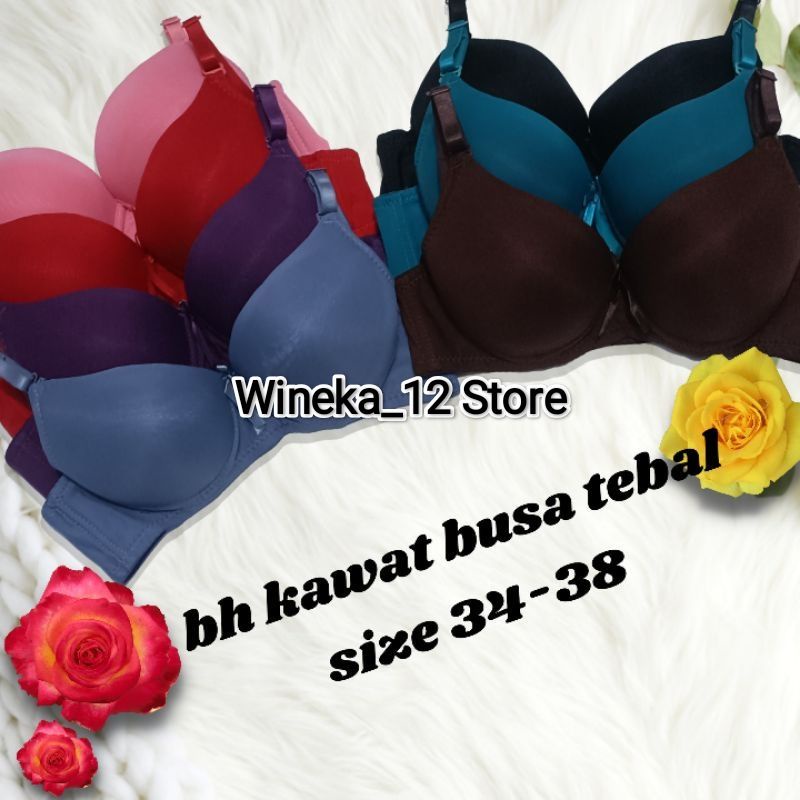 Bh /bra kawat 03# busa tebal/polos/COD