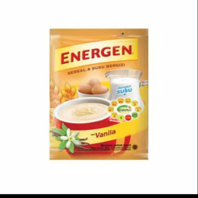 

ENERGEN VANILA SACHET isi 10 pcs