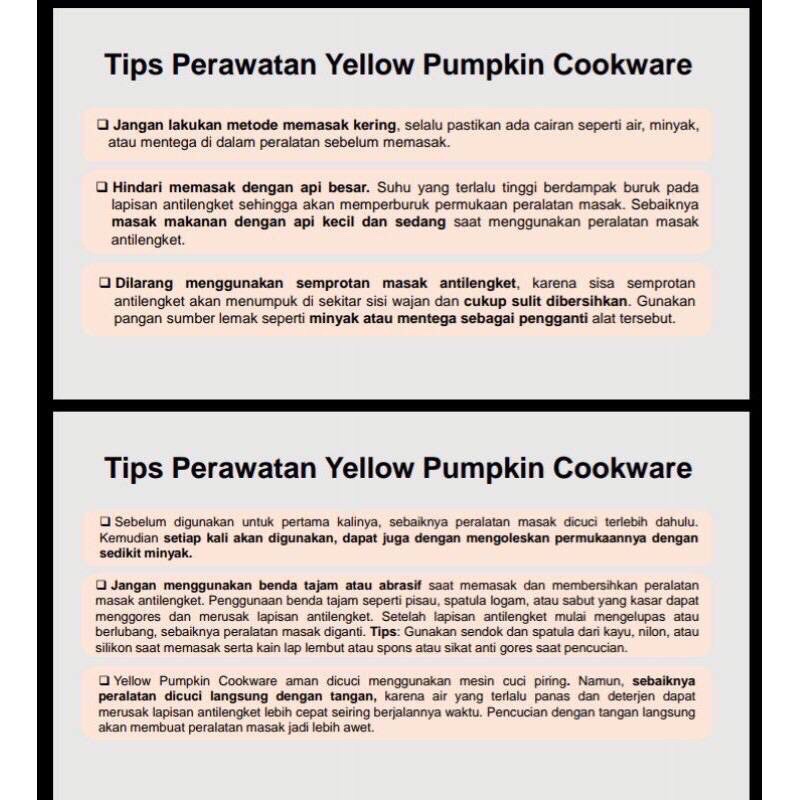 ORIGINAL SWIDEN ✅ YELLOW PUMPKIN COOKWARE