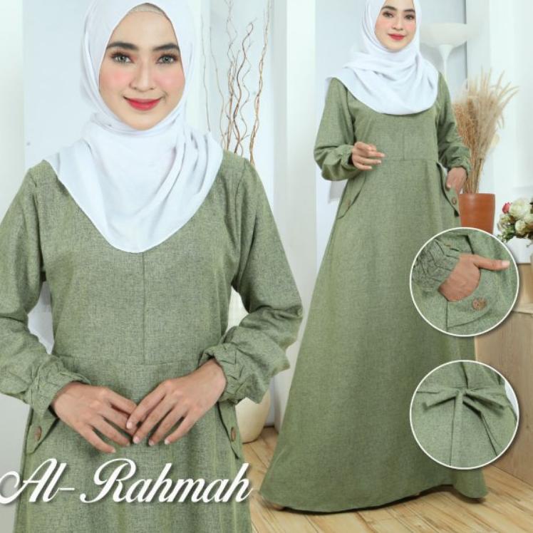 Modern.. GAMIS KATUN MADINA SYAR'I MODEL SAKU DEPAN (Shalimah)