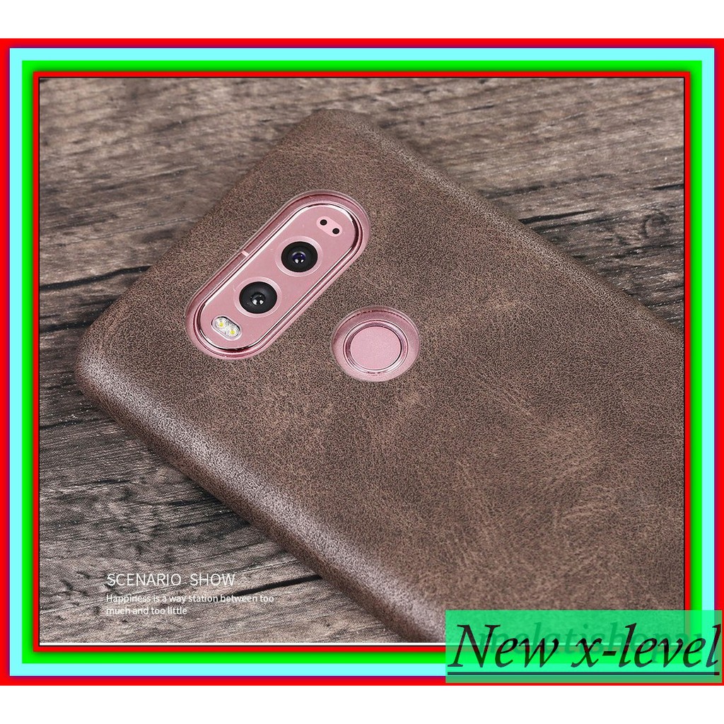OPEN RESELLER X LEVEL VINTAGE LG G6 LG V20 case leather kulit back cover original