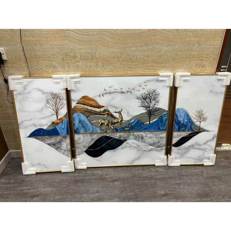 Lukisan Porcelain 5d / Lukisan crystal diamond 5d / Lukisan diamond chinese