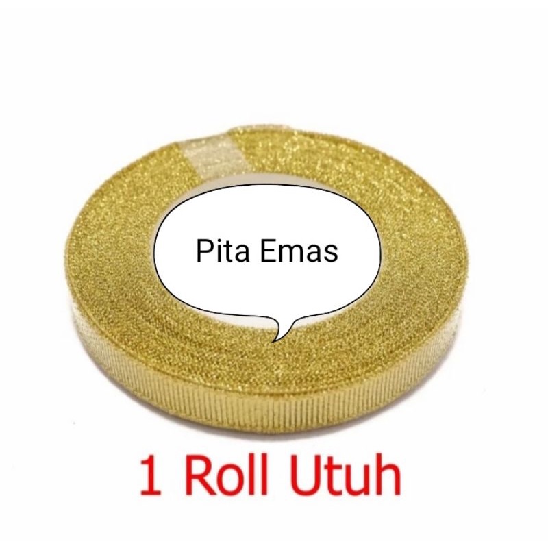 

PITA KAIN EMAS ( GOLD)LEBAR 1 CM