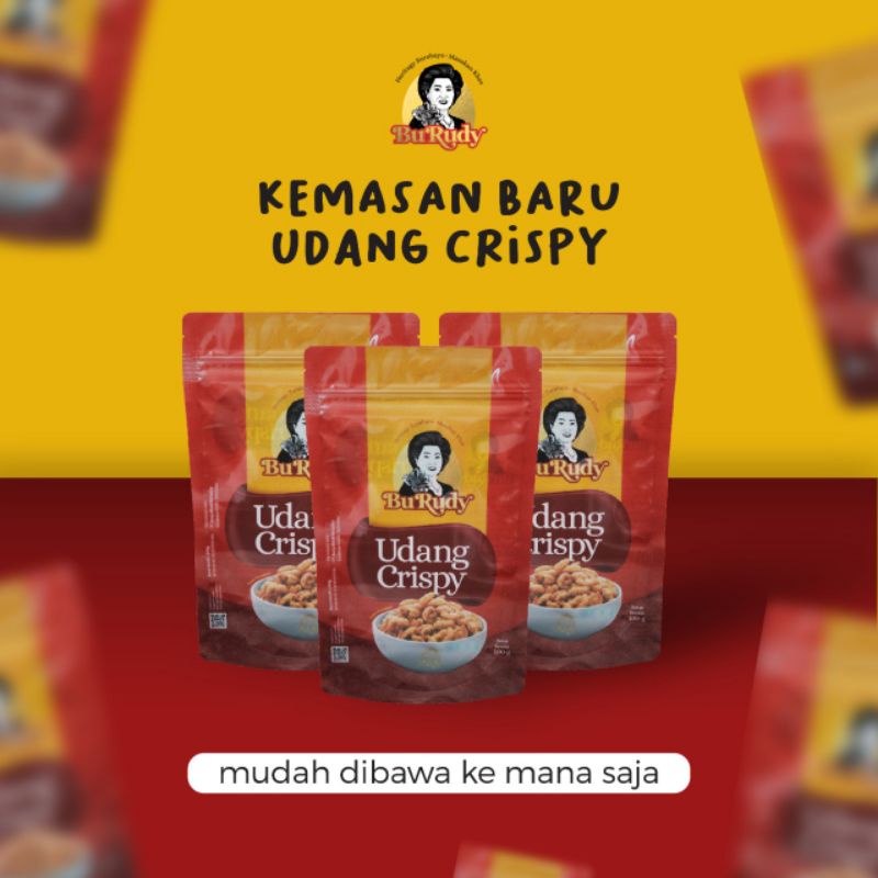 

Udang Crispy Krispi Bu Rudy Oleh Oleh Khas Surabaya Pouch 100 Gram