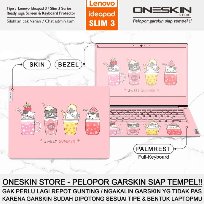 Garskin Stiker Laptop Lenovo IdeaPad Slim 3-14 3i-14 Gambar Full Body