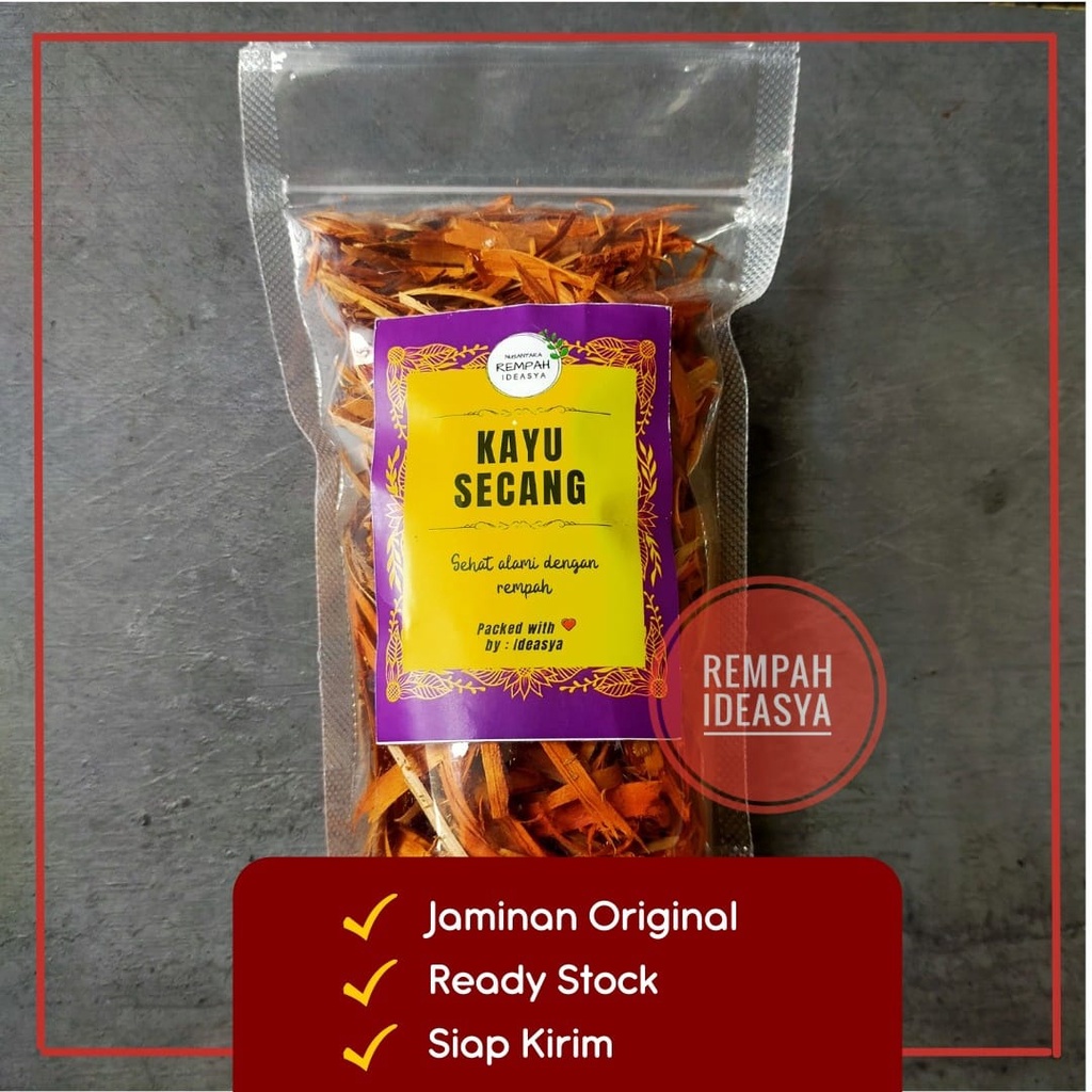 

Kayu Secang Wedang Secang Sappan Wood Rempah JSR Herbal Best Quality 50 gram