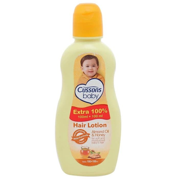 CUSSONS BABY HAIR LOTION NATURAL ALMOND EXTRA FILL 100ML/ HAIR LOTION