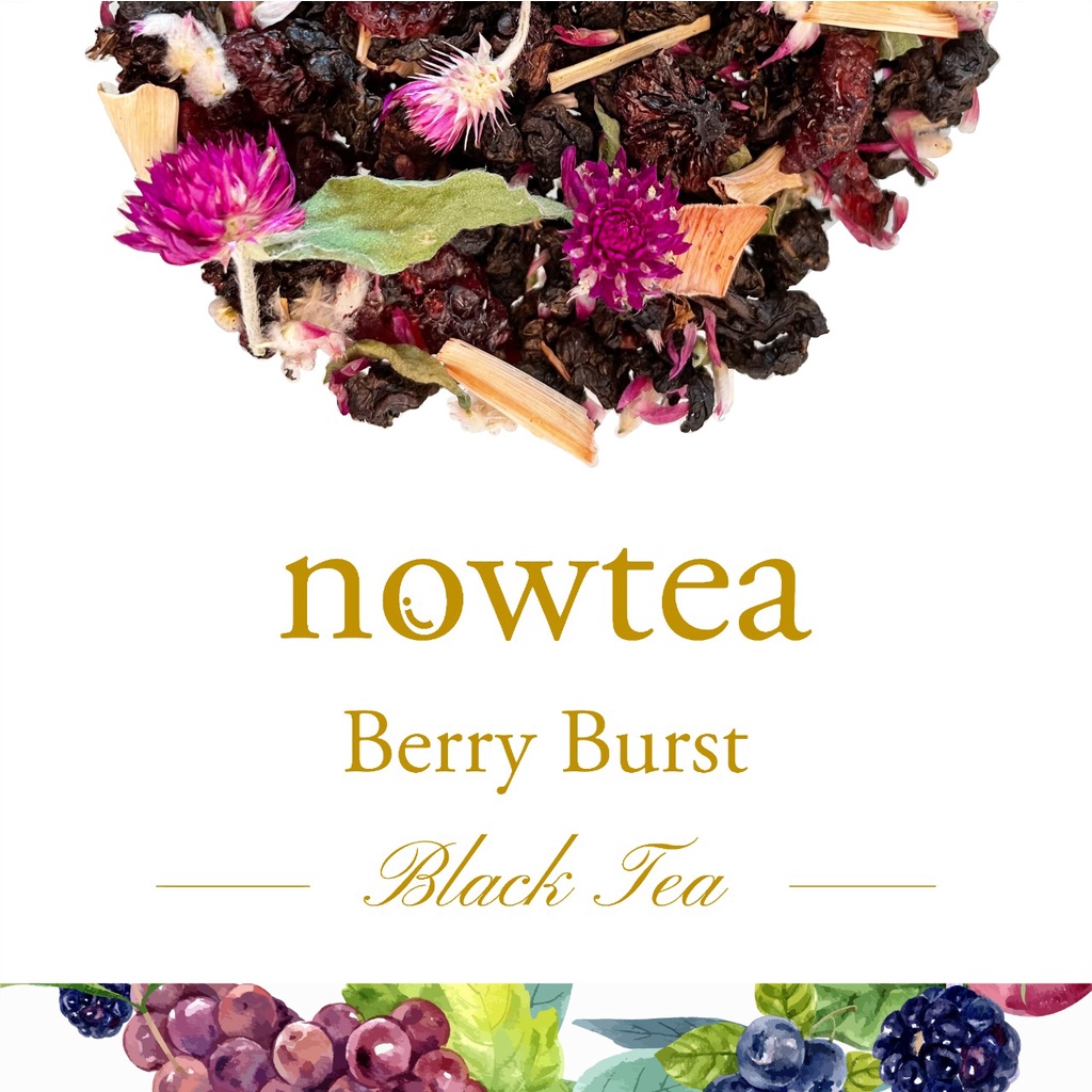 

Nowtea Berry Burst | Premium Tea Blend | Black Tea | Teh Hitam | Loose Leaf